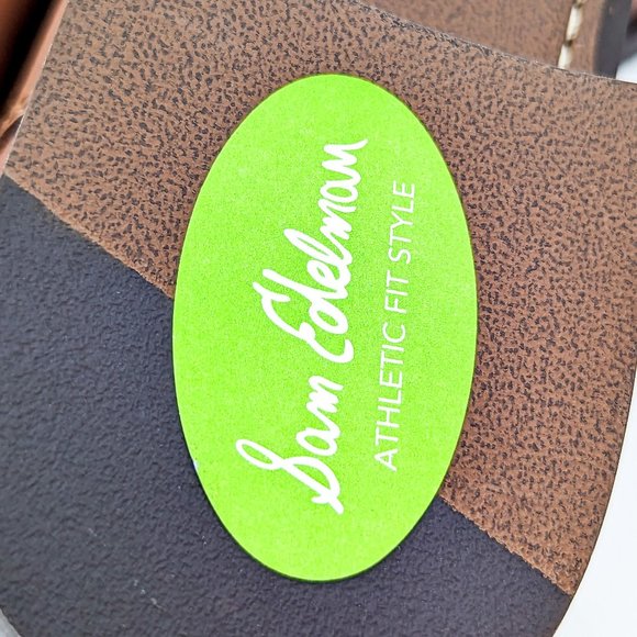 Sam Edelman Women Mikala2 Brown Leather Round Zip Toe Lug Riding Boots size 9 - Picture 8 of 13